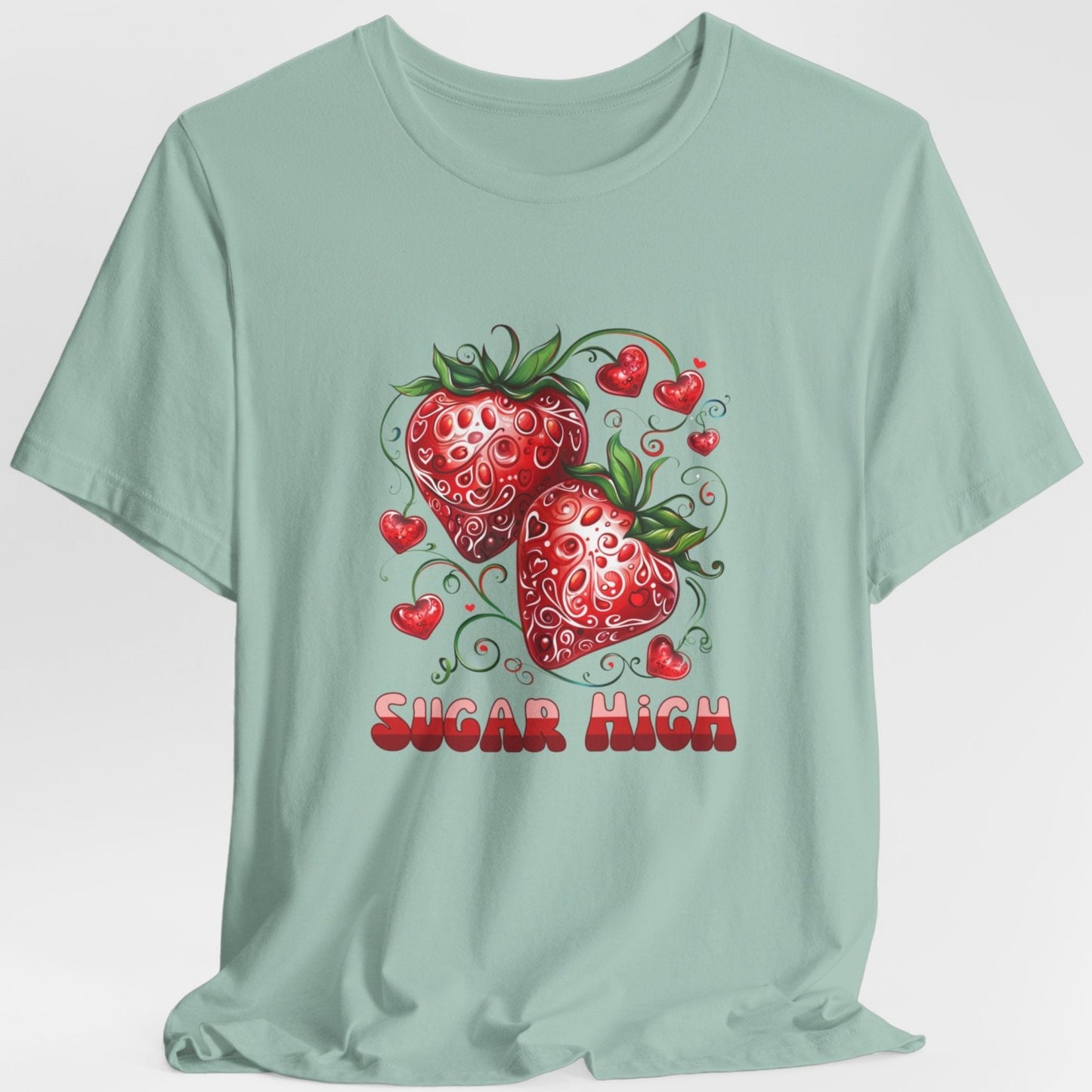 Sugar High Strawberries Unisex TShirt