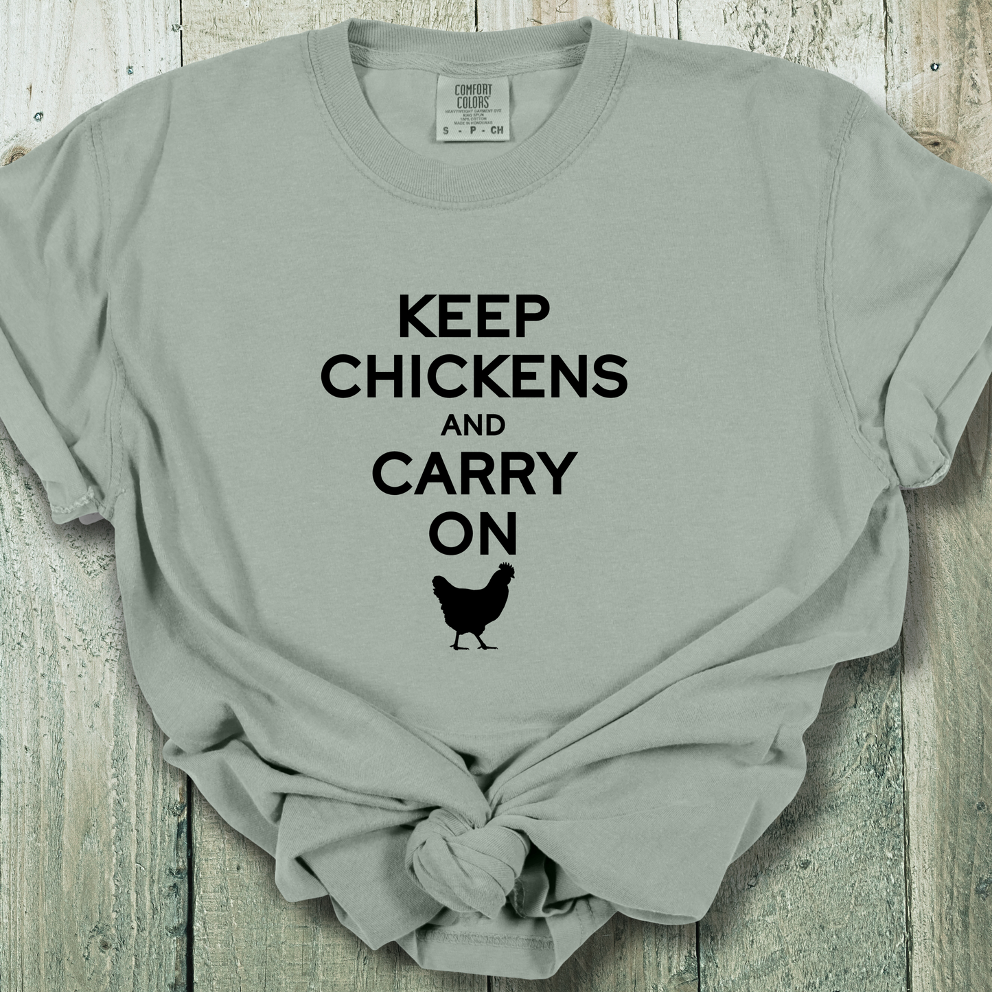 Keep Chickens and Carry On Comfort Colors Unisex TShirt