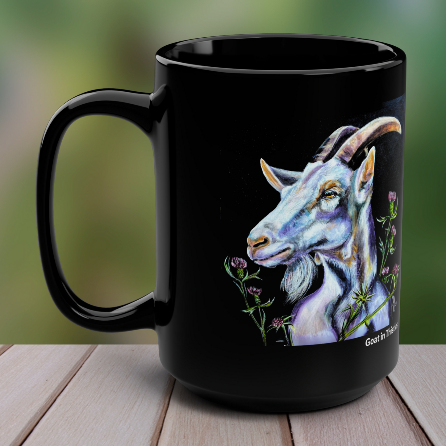 Mug - Goat in Thistles from Mama Mosaic Artworks