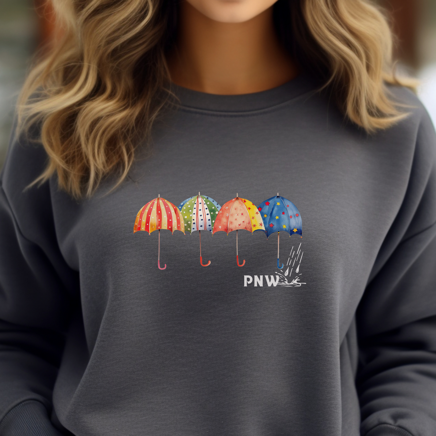 Sweatshirt - PNW Umbrellas Unisex Crewneck