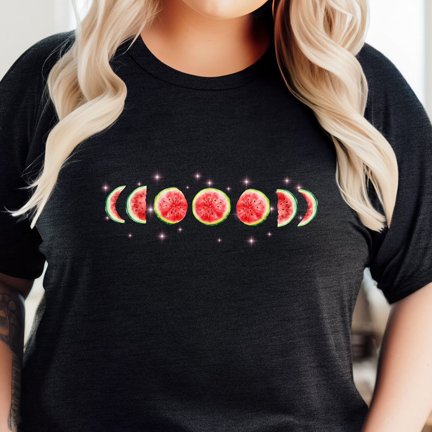 Stages of a Watermelon Moon Unisex TShirt