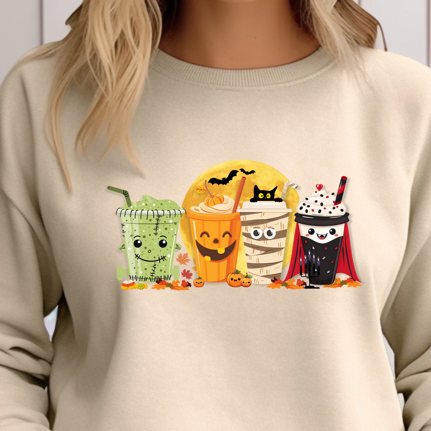 Monsters Coffee Unisex Crewneck Sweatshirt