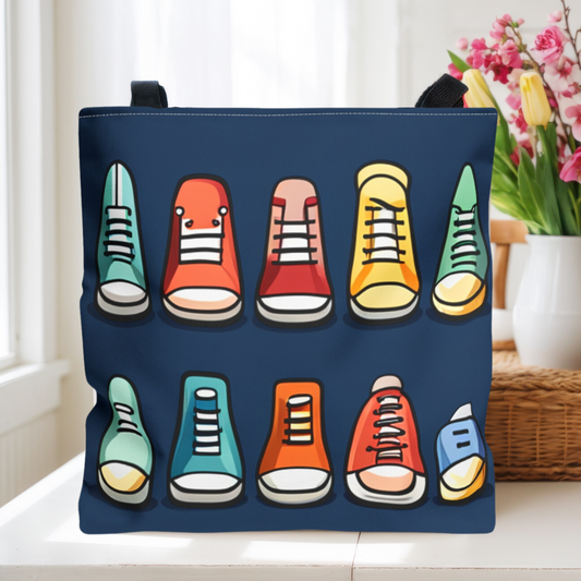 Old Chucks Tote Bag - Sneakers Bag - 3 Sizes