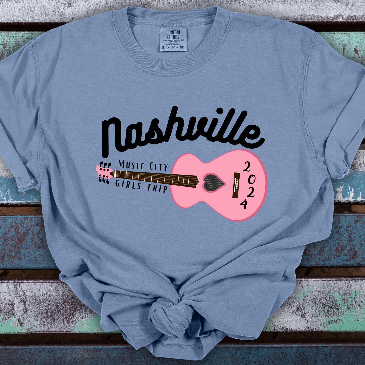Nashville 2024 Girls Trip Comfort Colors Unisex TShirt