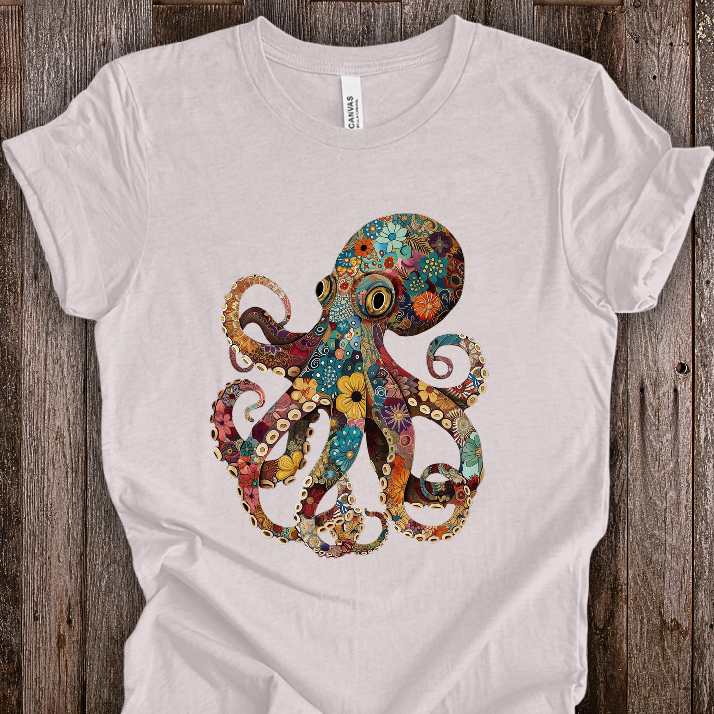 Octopus Shirt - Funky Pattern Unisex Crew