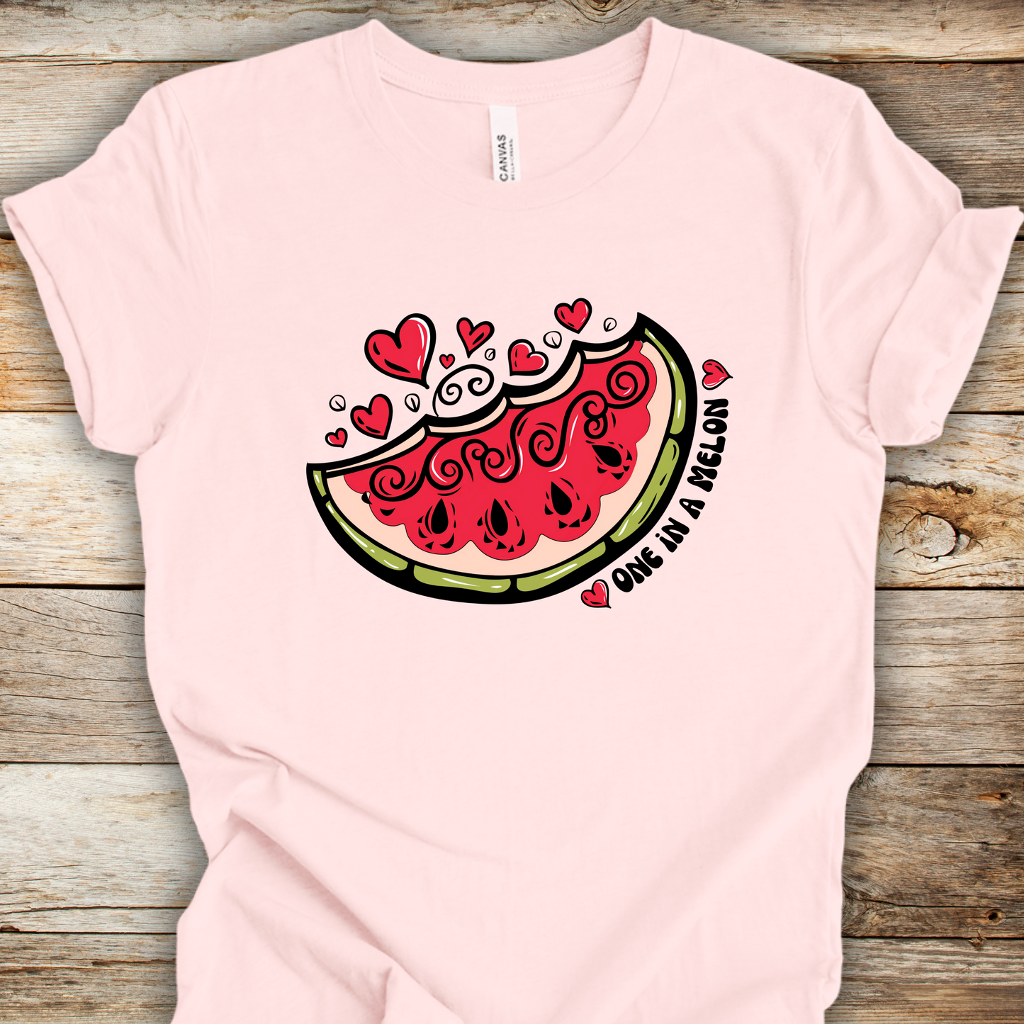 One in a Melon Watermelon Slice Unisex TShirt