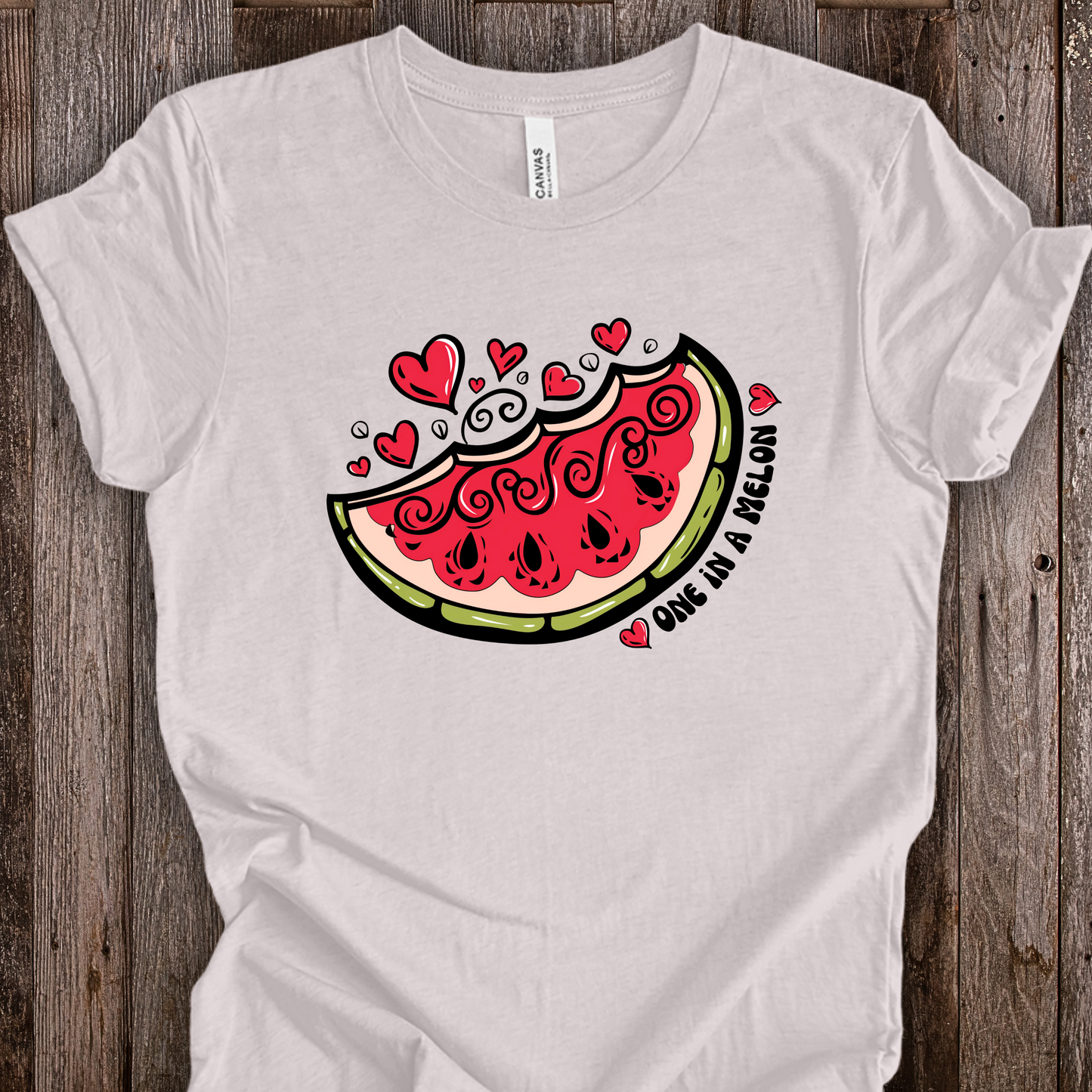 One in a Melon Watermelon Slice Unisex TShirt