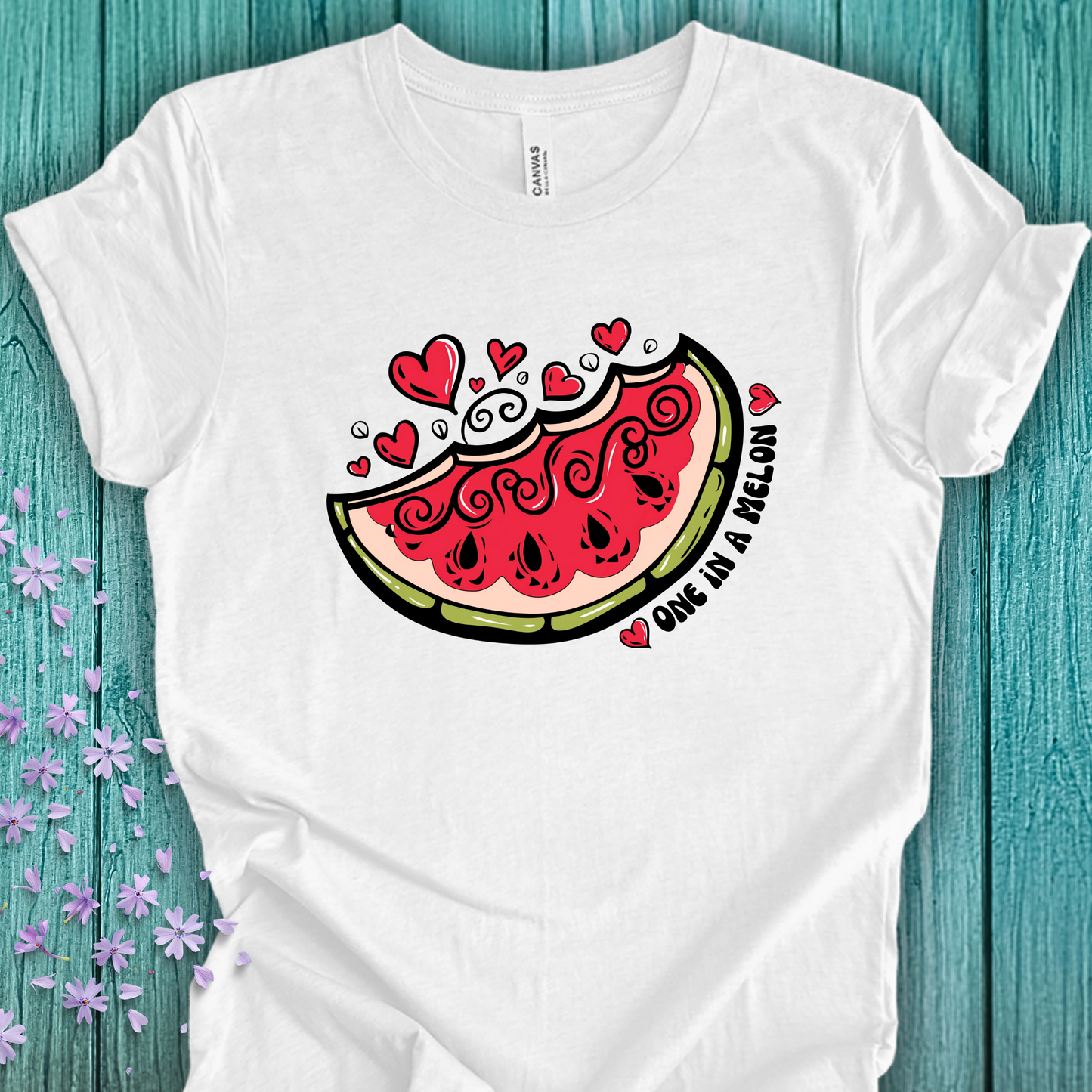 One in a Melon Watermelon Slice Unisex TShirt