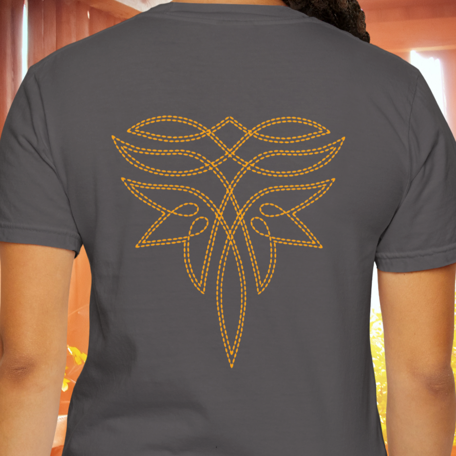 Boot Stitch TShirt - Retro Cowgirl Comfort Colors Unisex Crew