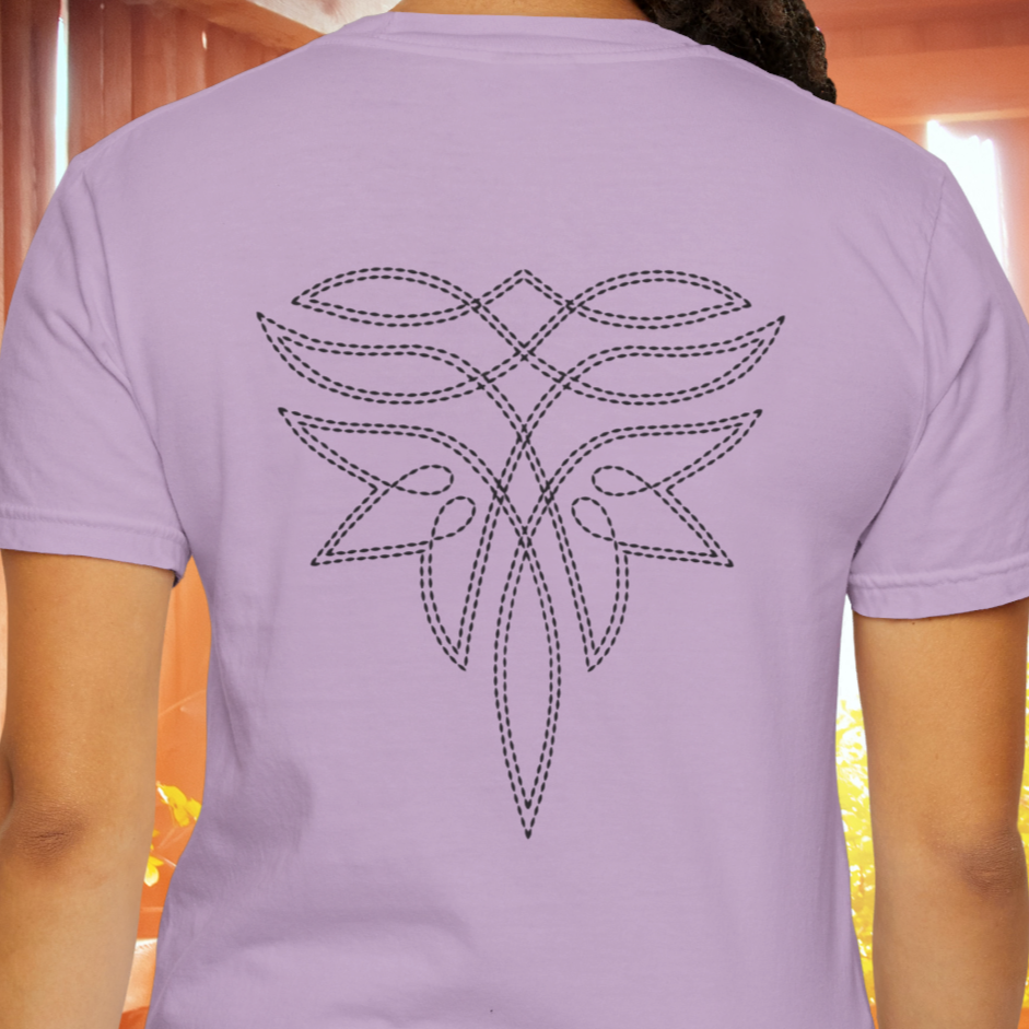 Boot Stitch TShirt - Retro Cowgirl Comfort Colors Unisex Crew