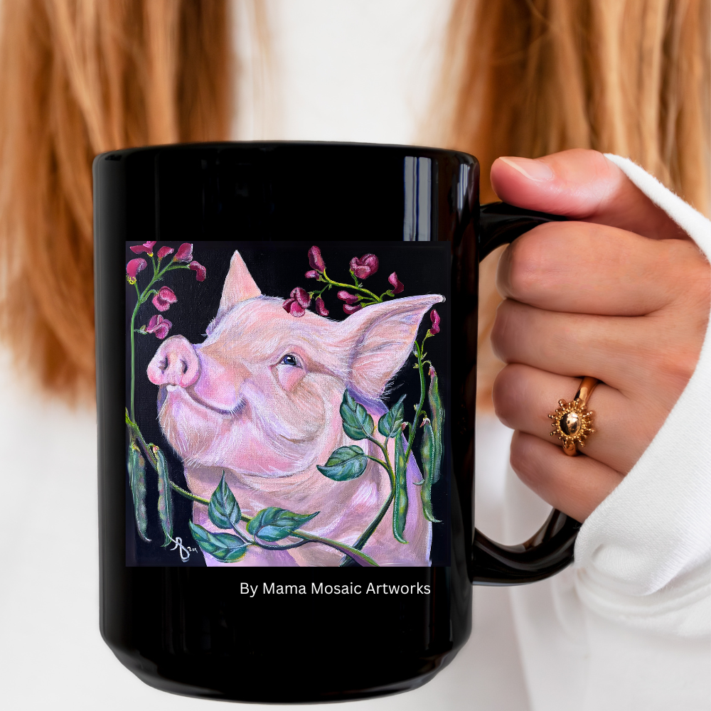 Mug - Pork in Beans from Mama Mosaic Artworks