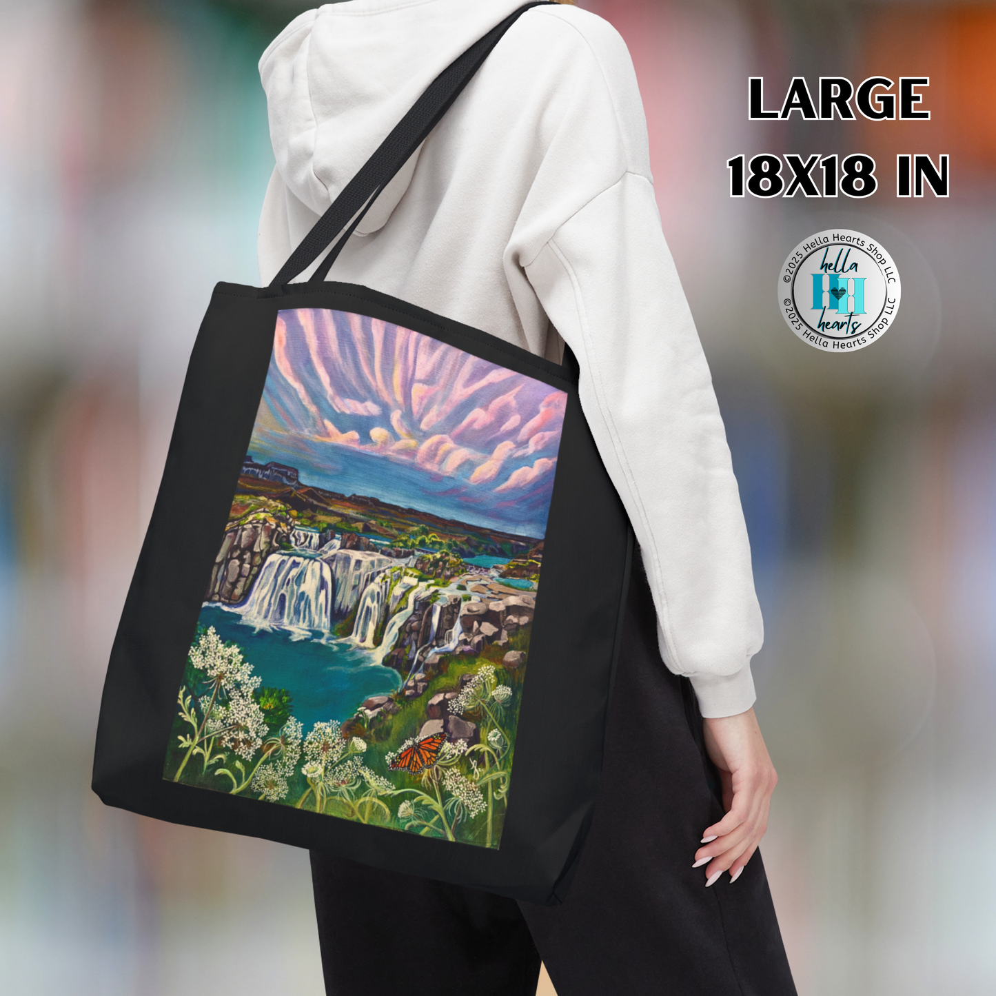 Shoshone Falls Idaho Tote Bag - from Mama Mosaic Artworks