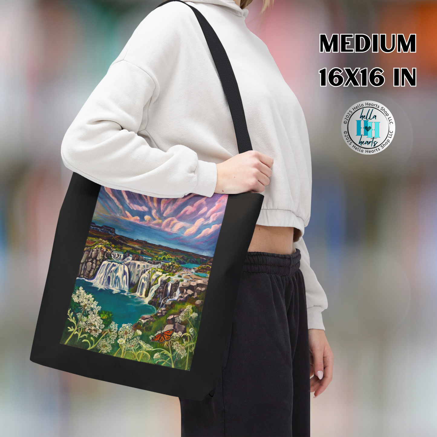 Shoshone Falls Idaho Tote Bag - from Mama Mosaic Artworks