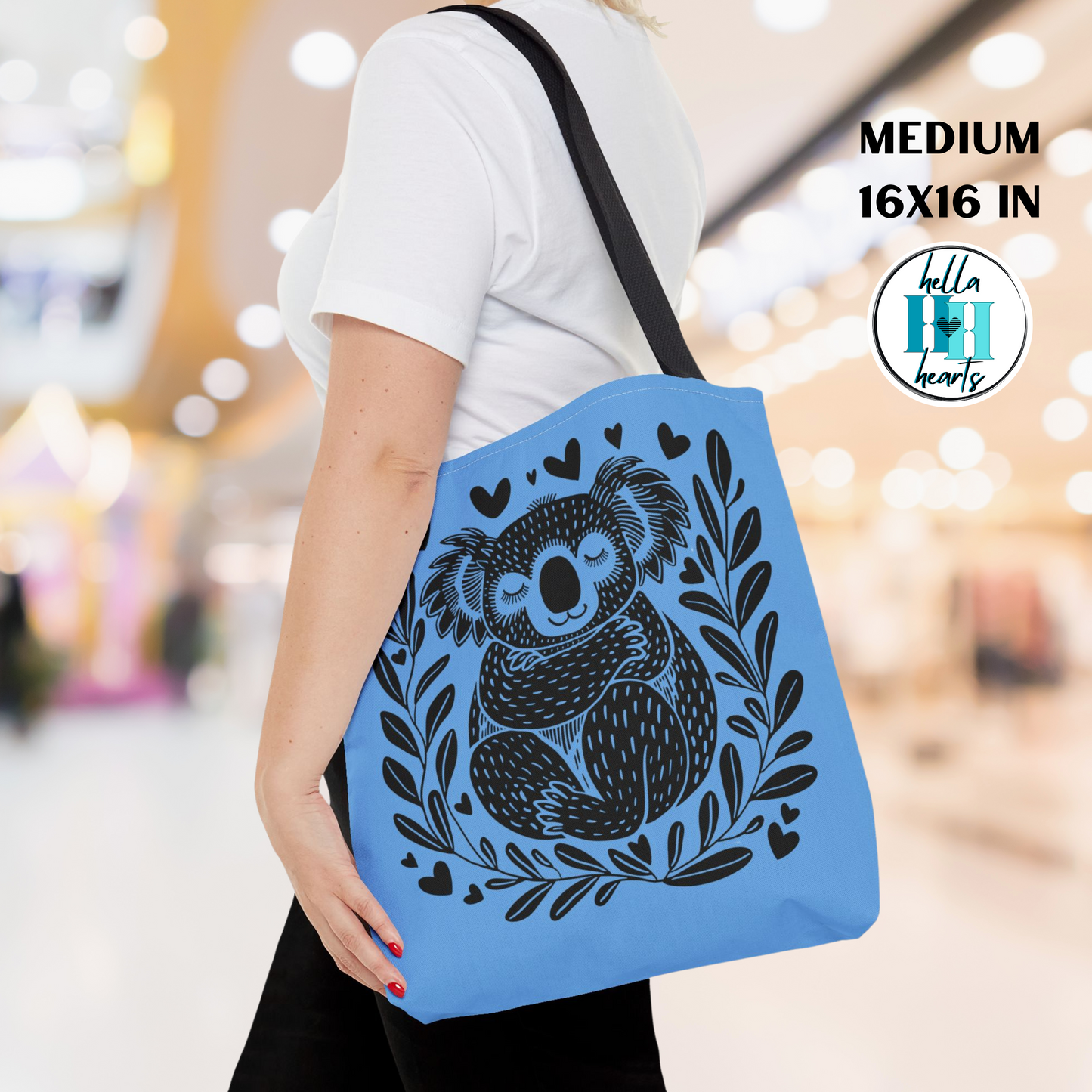 Koala Tote Bag - Water Resistant Tote - 3 Sizes