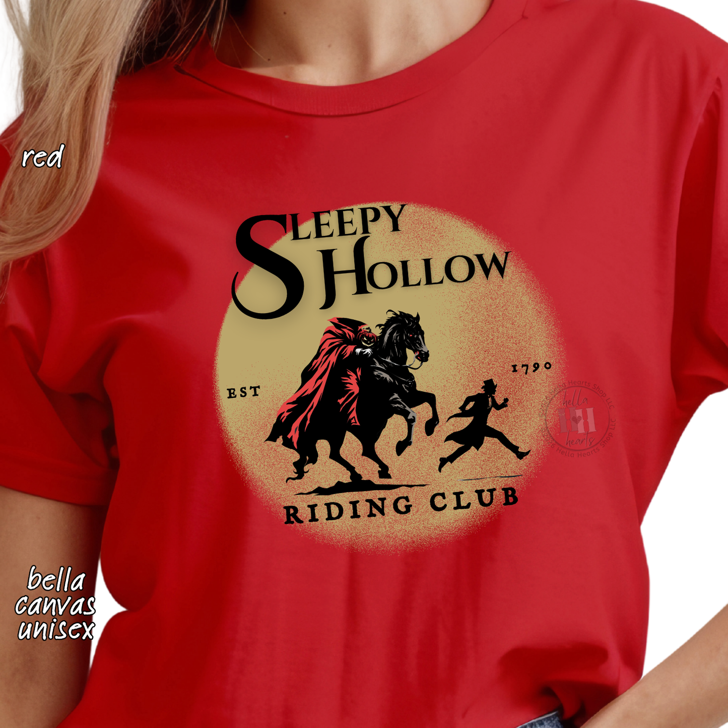 Sleepy Hollow Riding Club Shirt: Headless Horseman, Spooky Halloween Tshirt