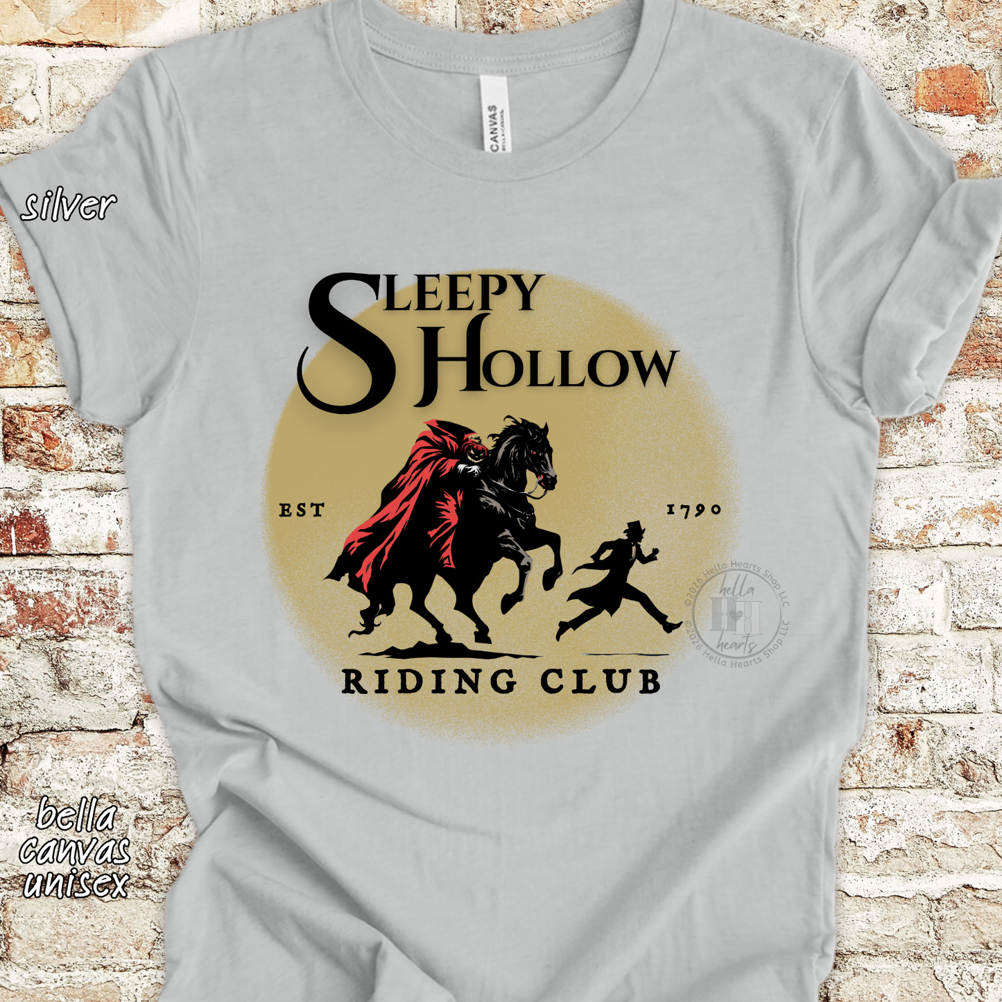 Sleepy Hollow Riding Club Shirt: Headless Horseman, Spooky Halloween Tshirt