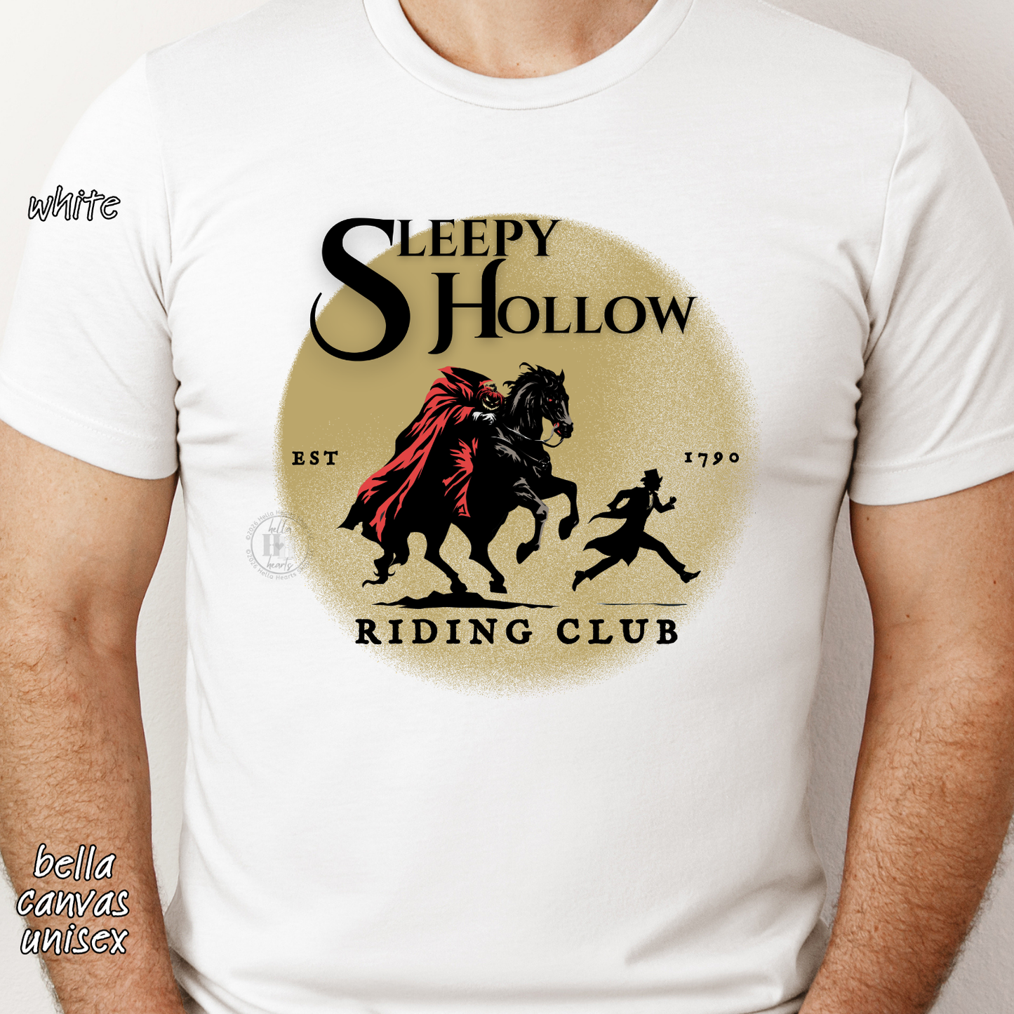 Sleepy Hollow Riding Club Shirt: Headless Horseman, Spooky Halloween Tshirt