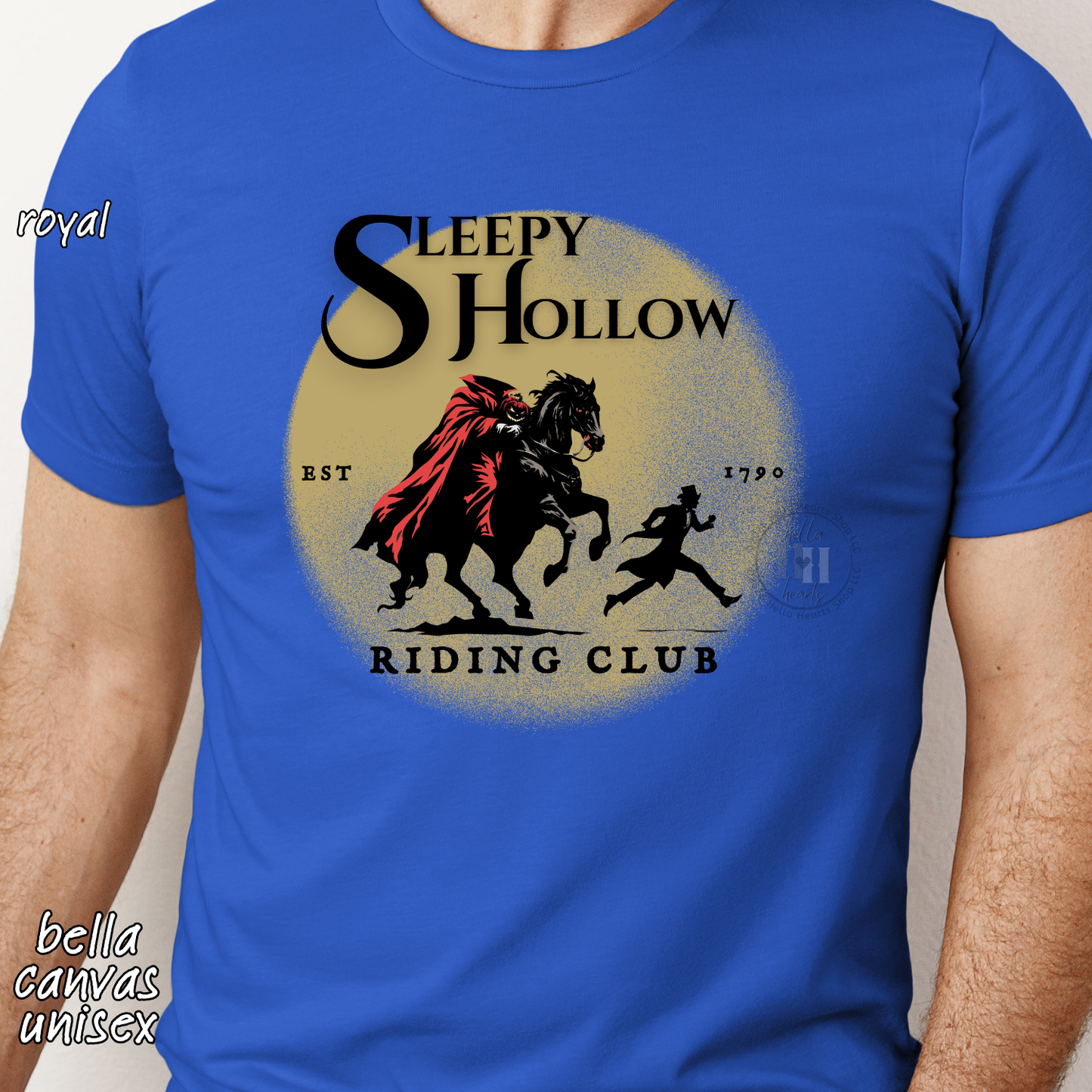 Sleepy Hollow Riding Club Shirt: Headless Horseman, Spooky Halloween Tshirt