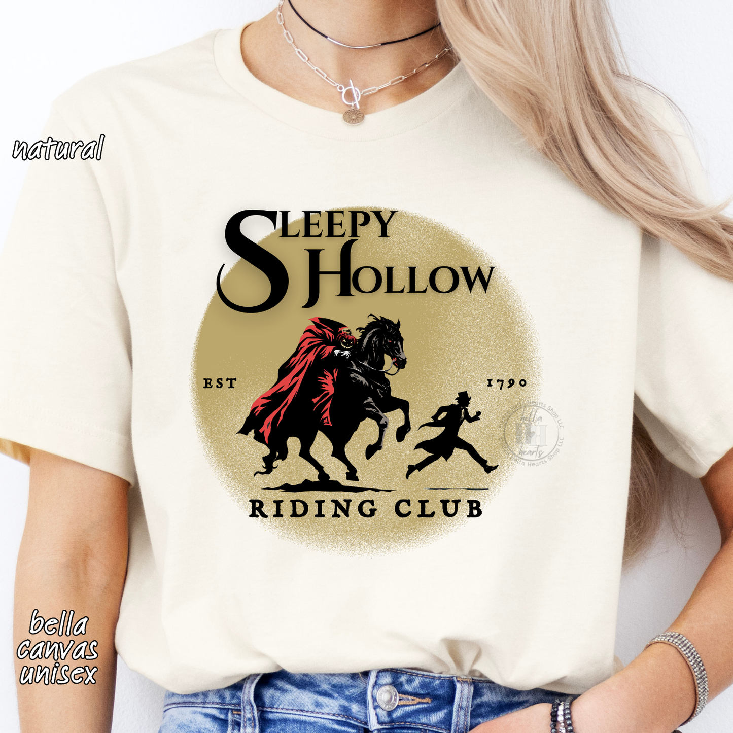 Sleepy Hollow Riding Club Shirt: Headless Horseman, Spooky Halloween Tshirt