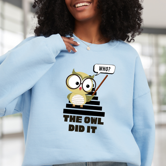 The Staircase Sweatshirt - The Owl Did It Unisex Crew