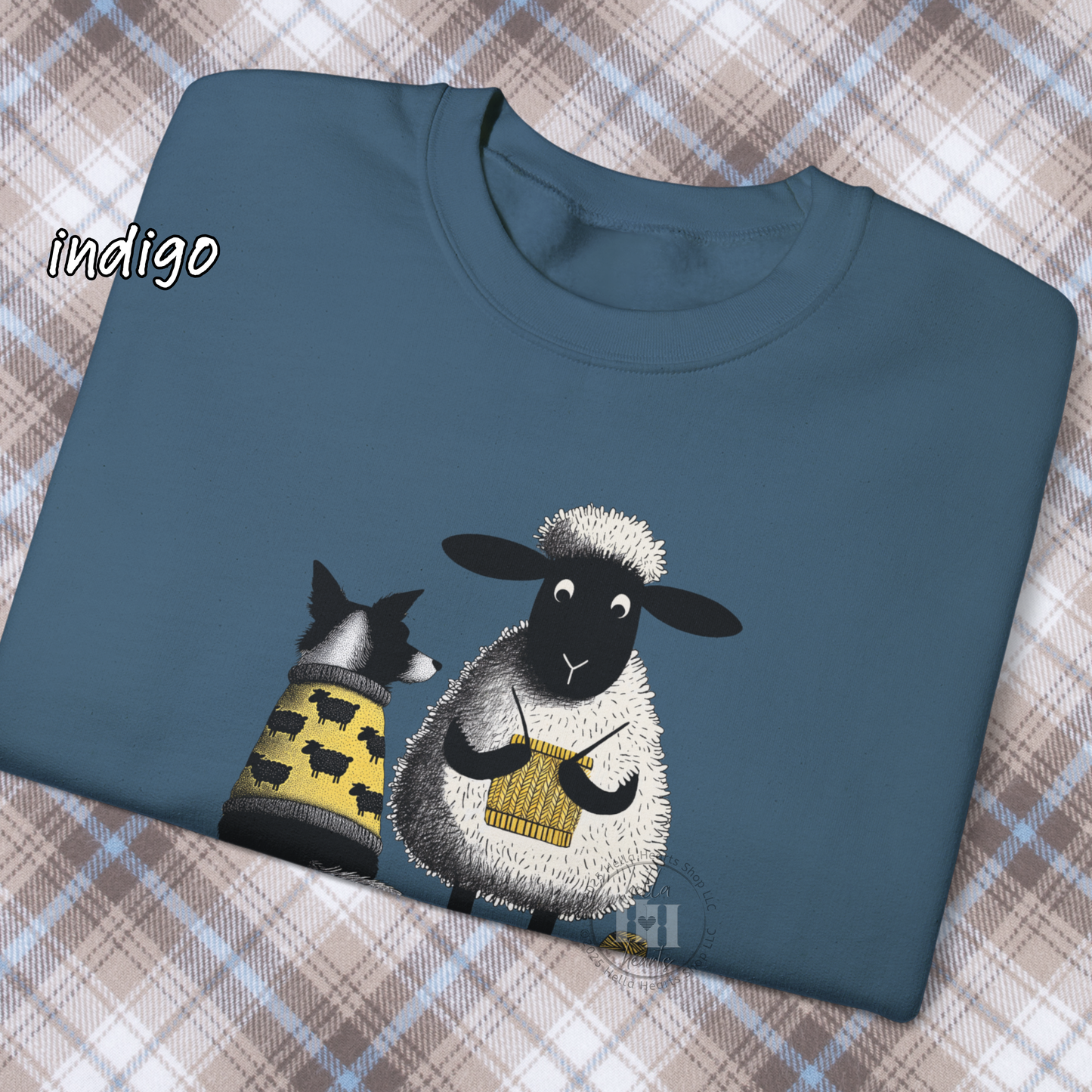 Bordie Collie and Sheep Sweatshirt