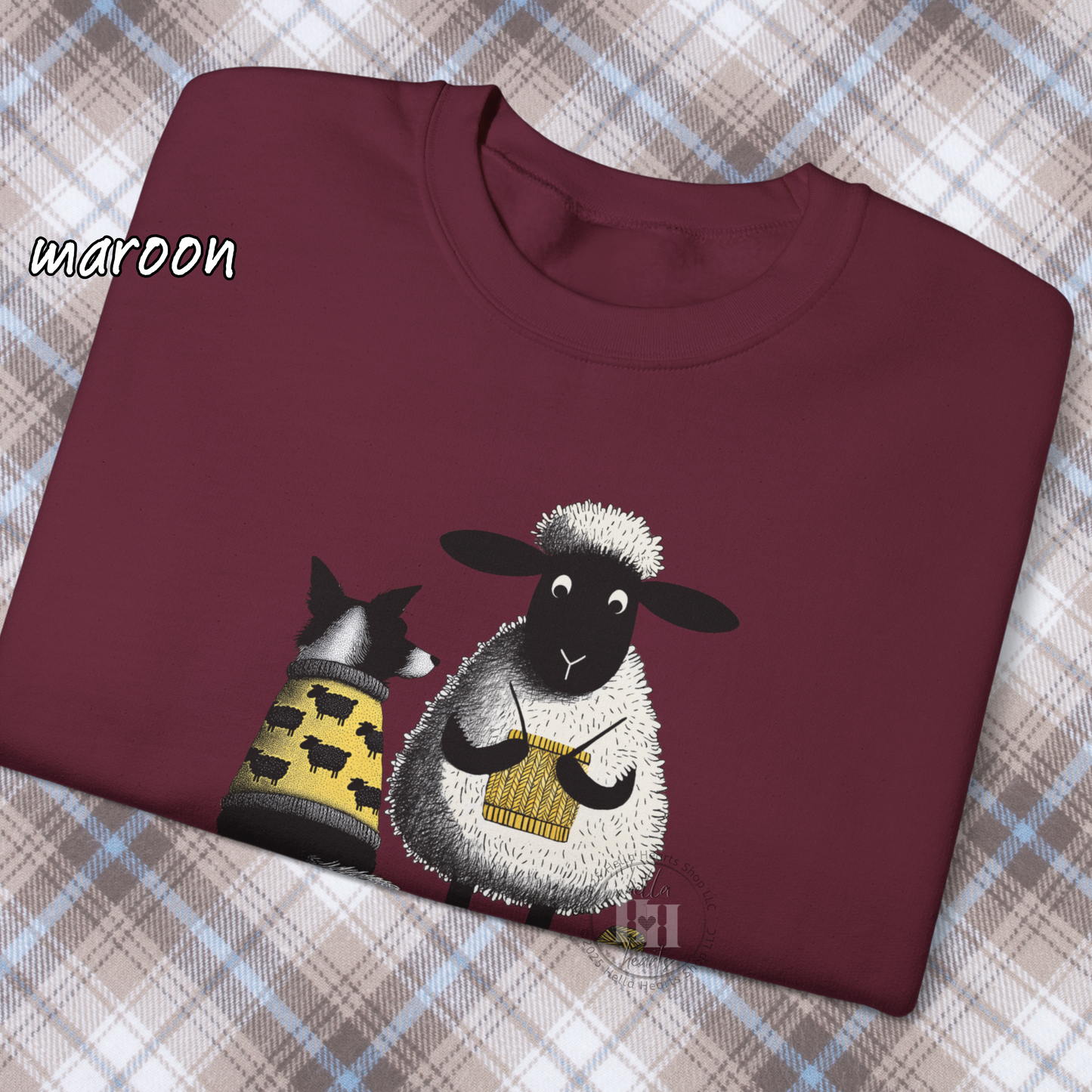 Bordie Collie and Sheep Sweatshirt