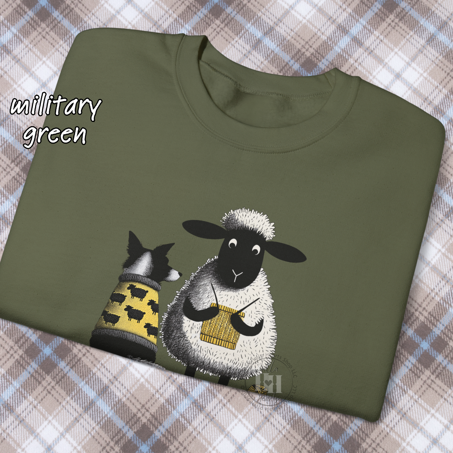 Bordie Collie and Sheep Sweatshirt