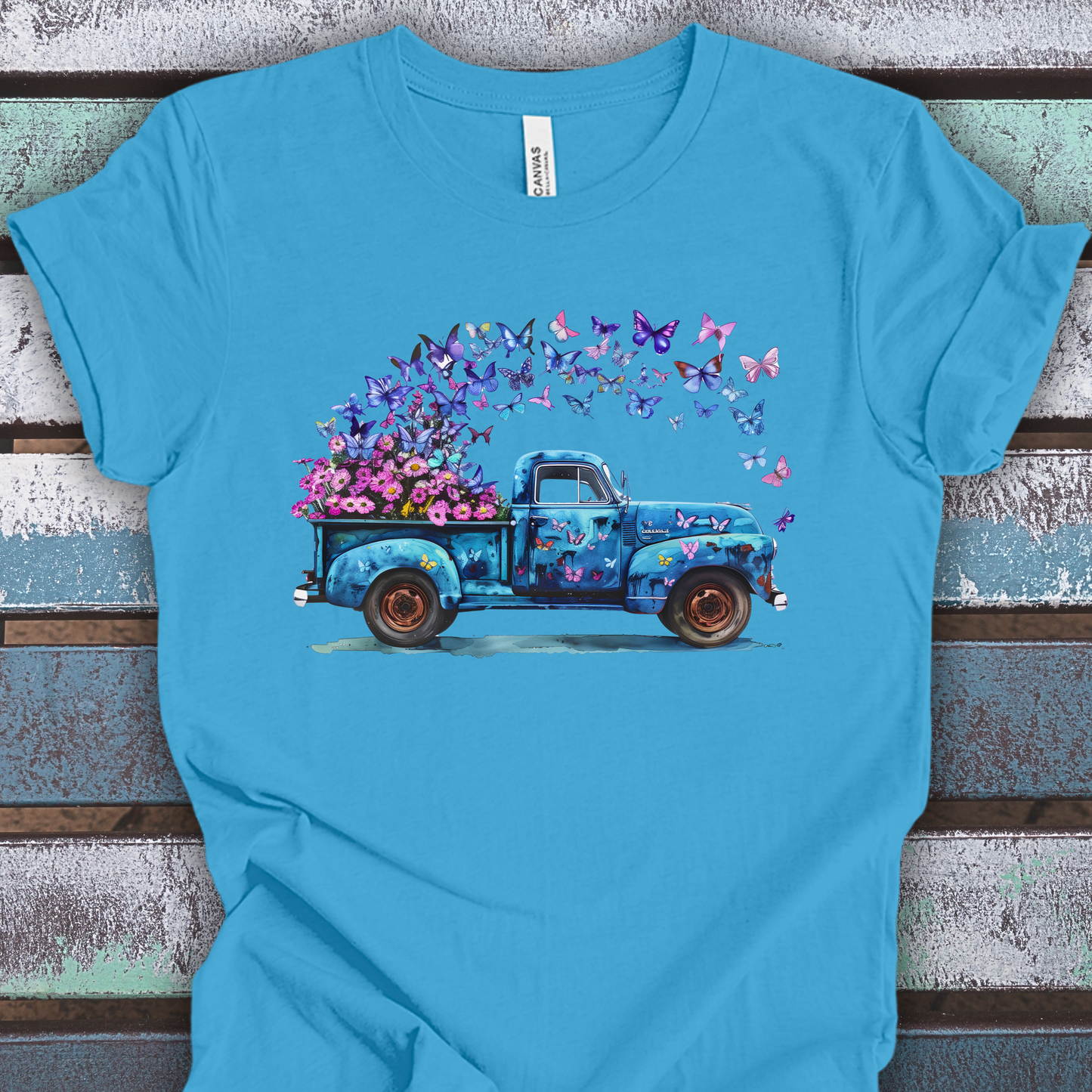 Truck Full of Butterflies Unisex TShirt