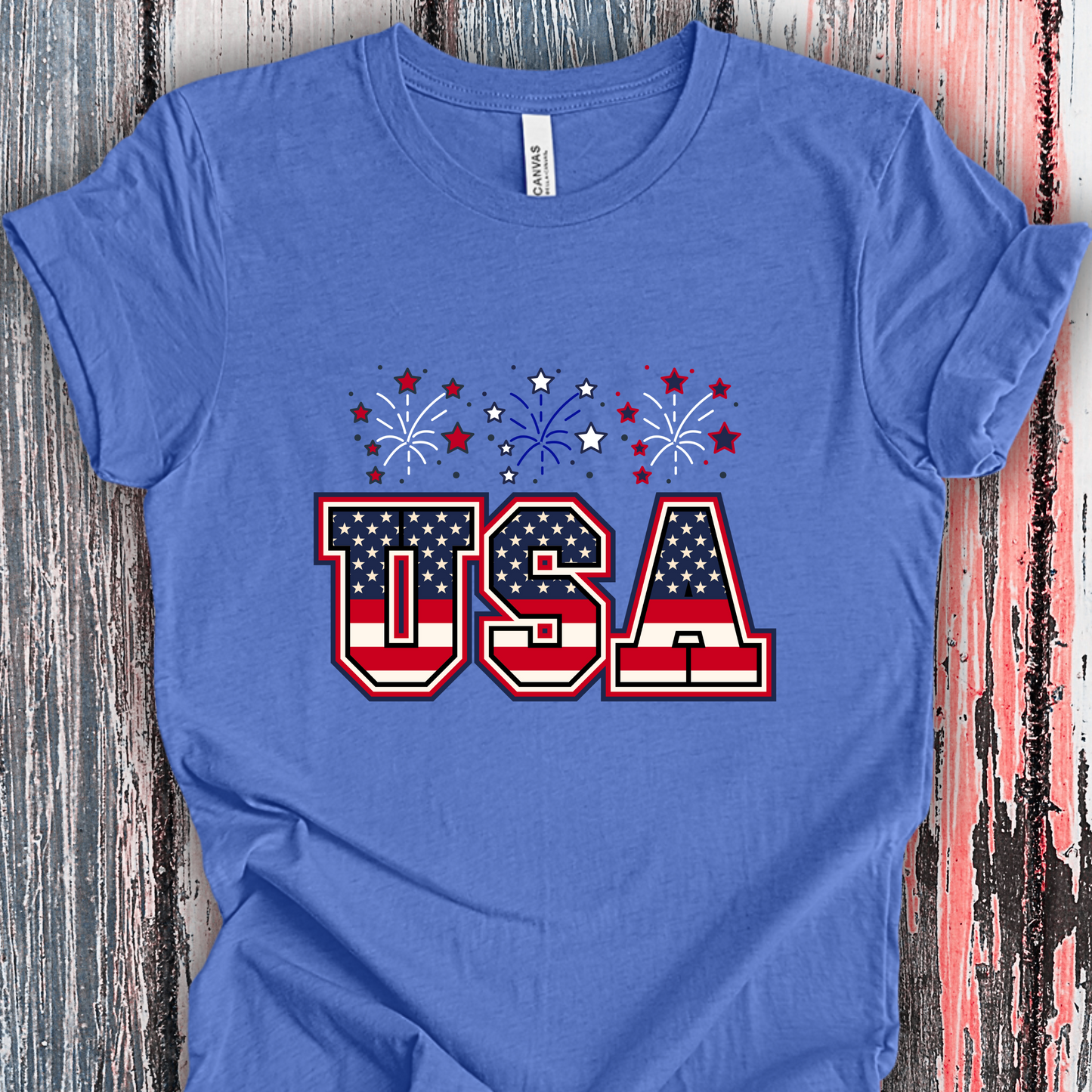 USA Fireworks July 4th Unisex TShirt