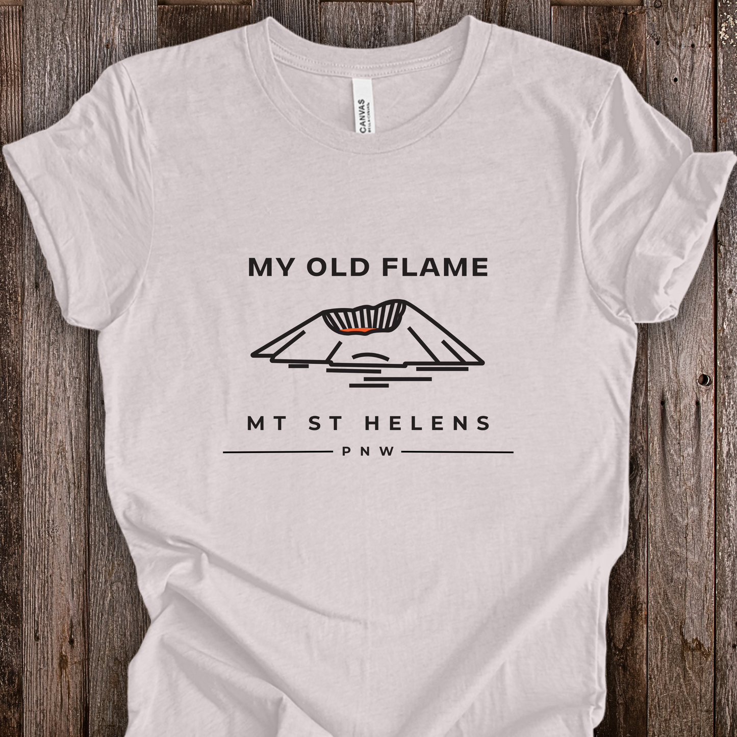 Mt St Helens Shirt - My Old Flame Unisex Crew