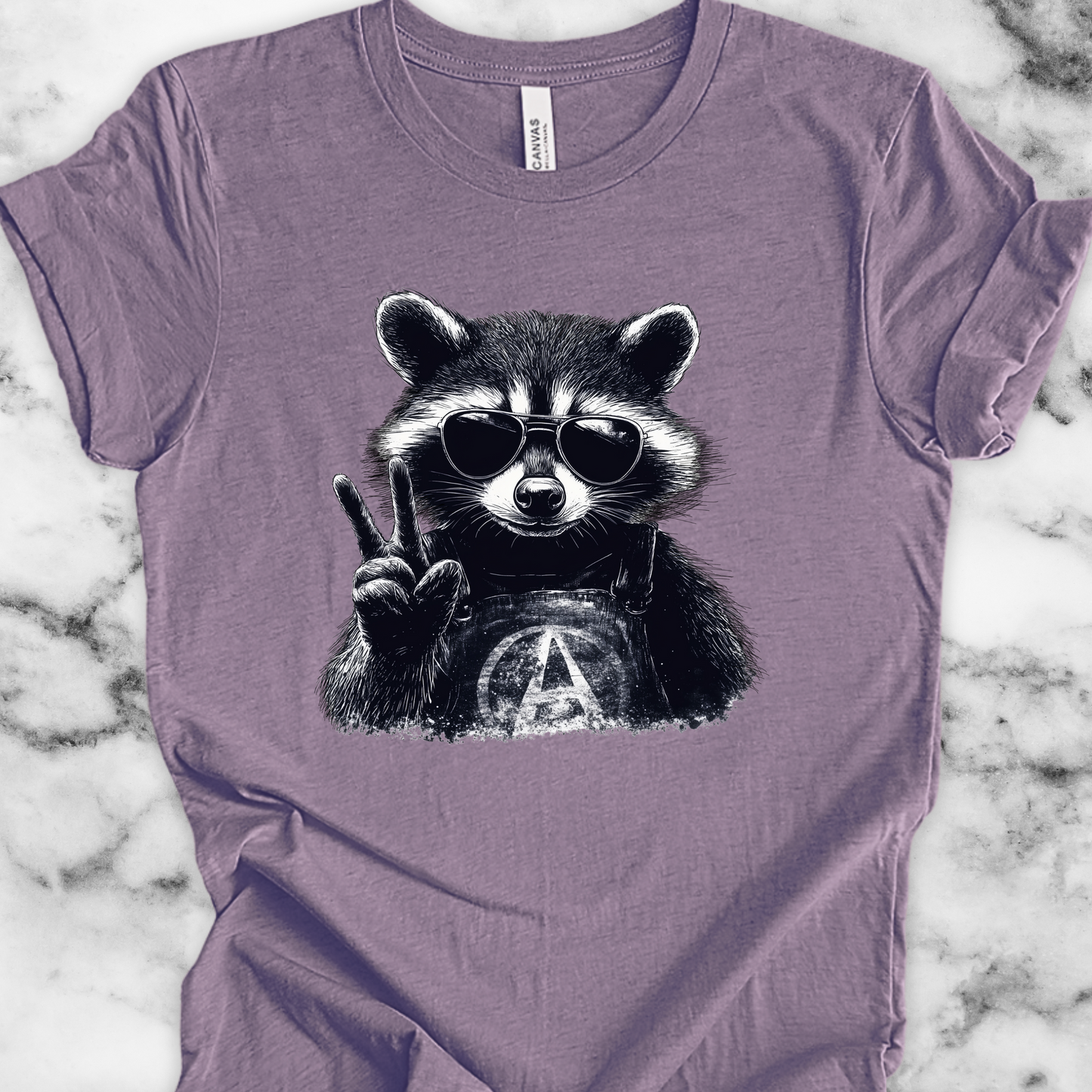 Anarchy Raccoon Shirt - Unisex Crew