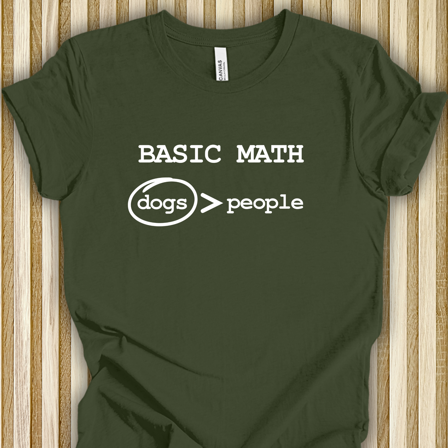 Dog Lover TShirt - Dogs Are Greater Than People Unisex Crew