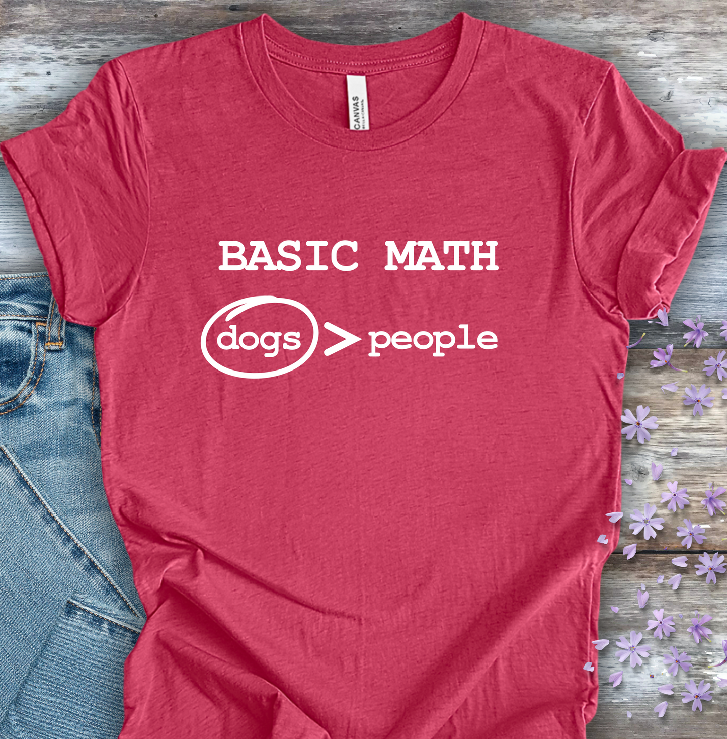 Dog Lover TShirt - Dogs Are Greater Than People Unisex Crew