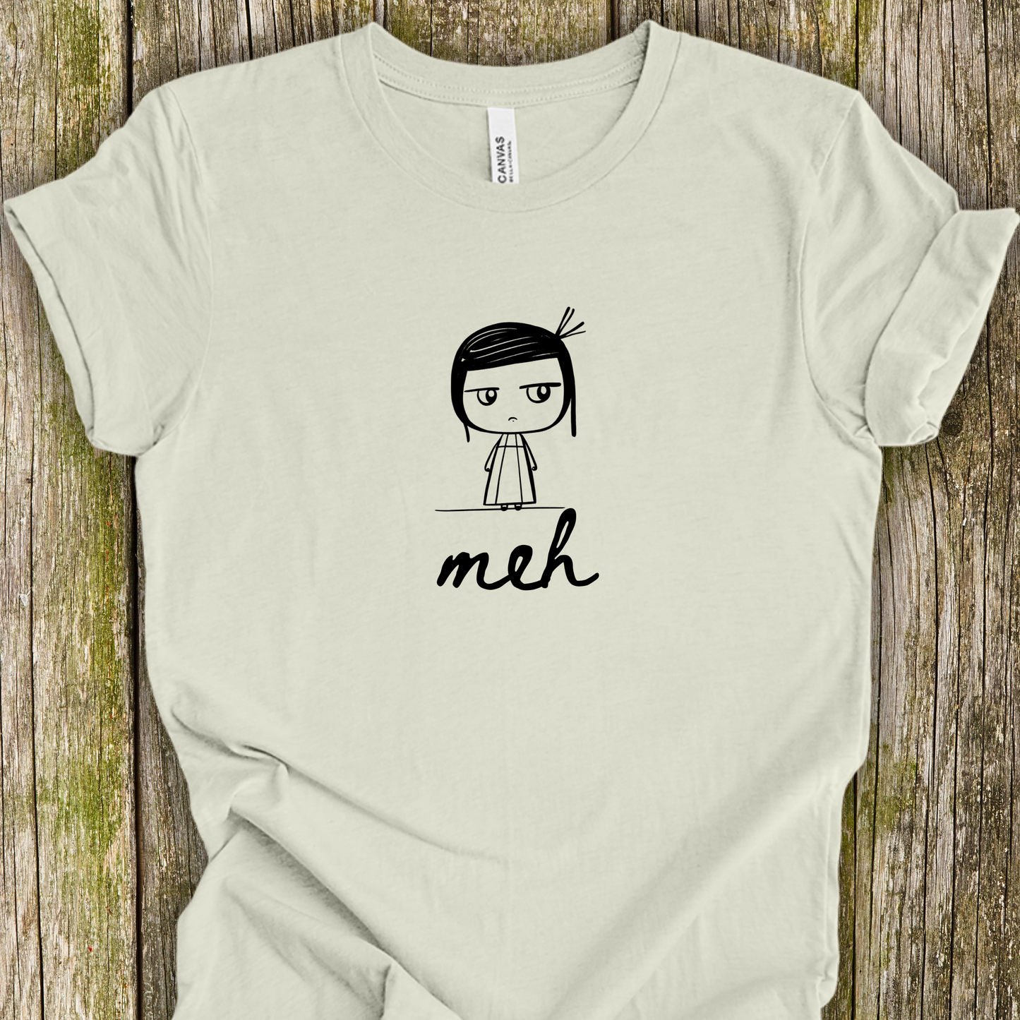 Unhinged Girl Shirt - Meh Attitude - Unisex Crew