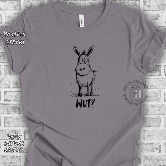 Donkey Shirt - Funny Cute Wut Unisex Crew
