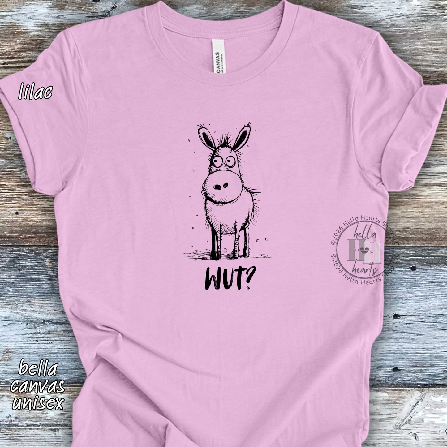Donkey Shirt - Funny Cute Wut Unisex Crew