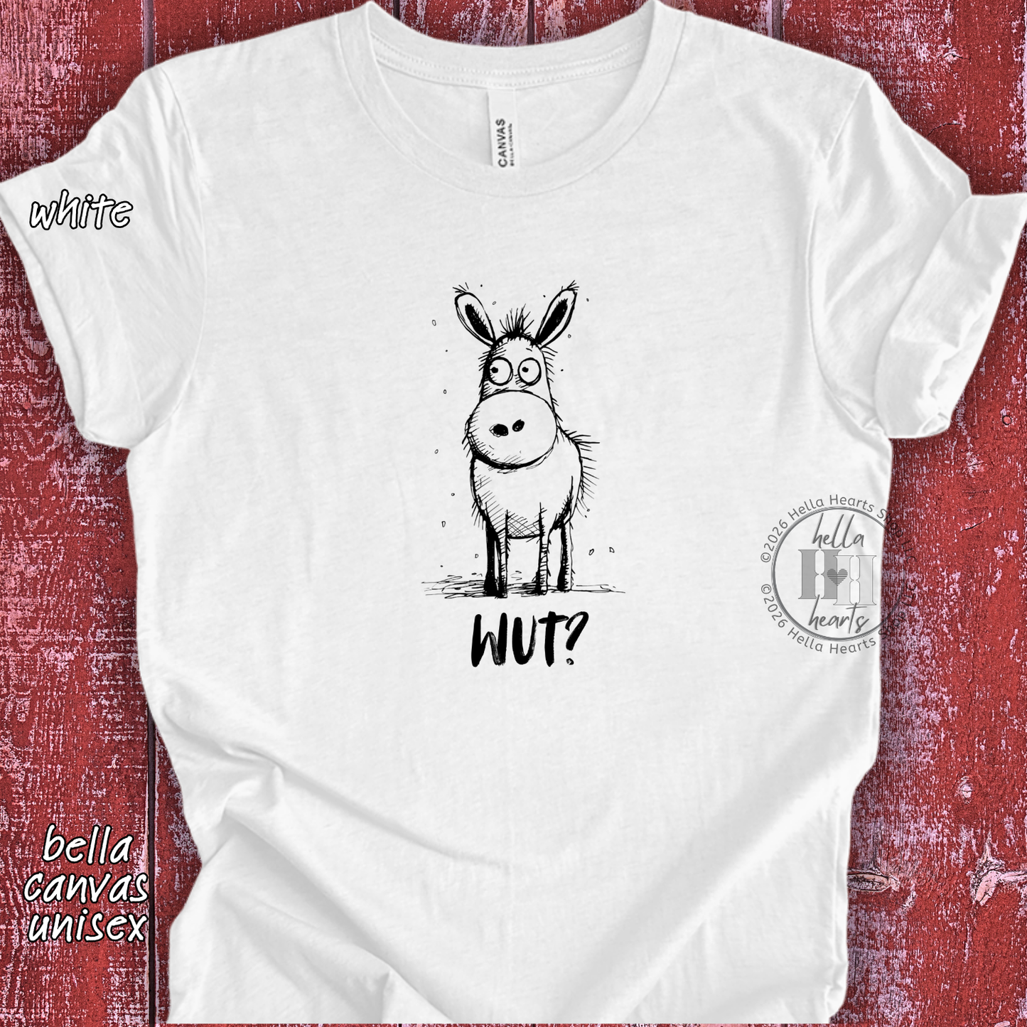 Donkey Shirt - Funny Cute Wut Unisex Crew