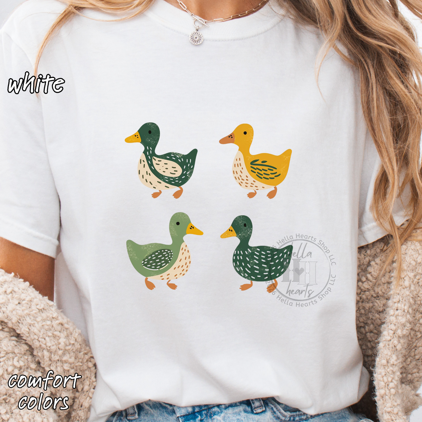 Simple Ducks TShirt - Eugene Oregon Fan, Comfort Colors, Unisex