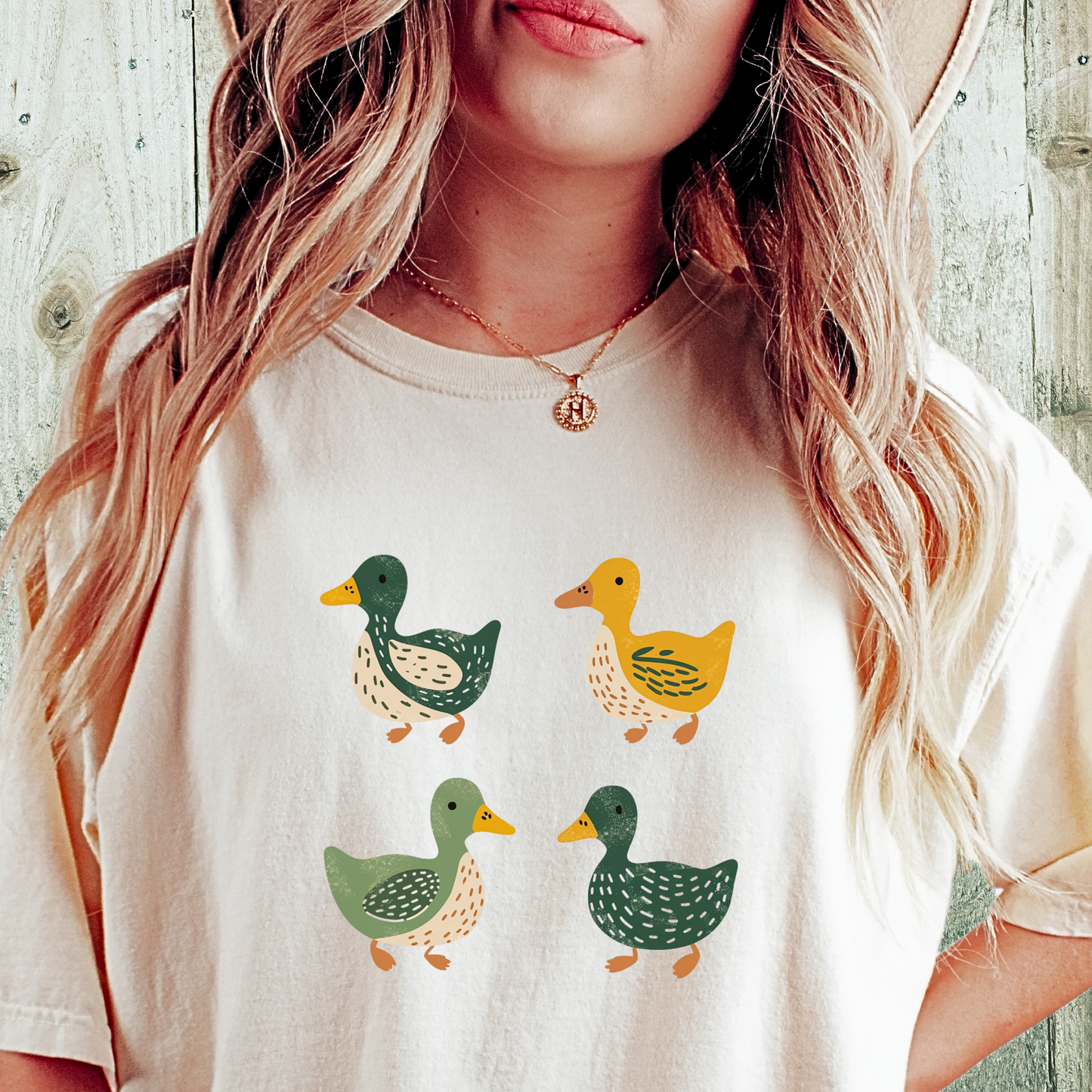 Simple Ducks TShirt - Eugene Oregon Comfort Colors Unisex Crew