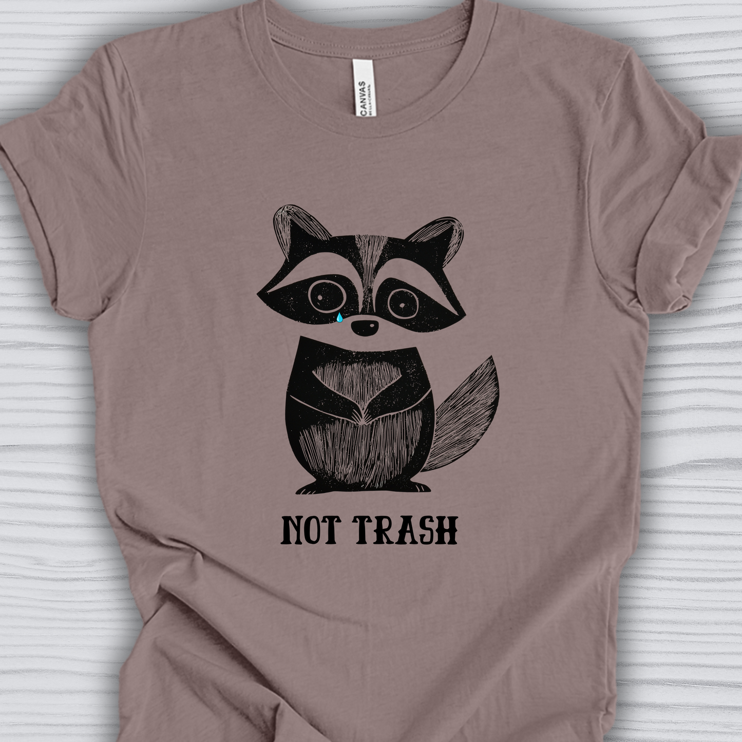 Feral Raccoon Shirt - Funny Not Trash - Unisex Crew