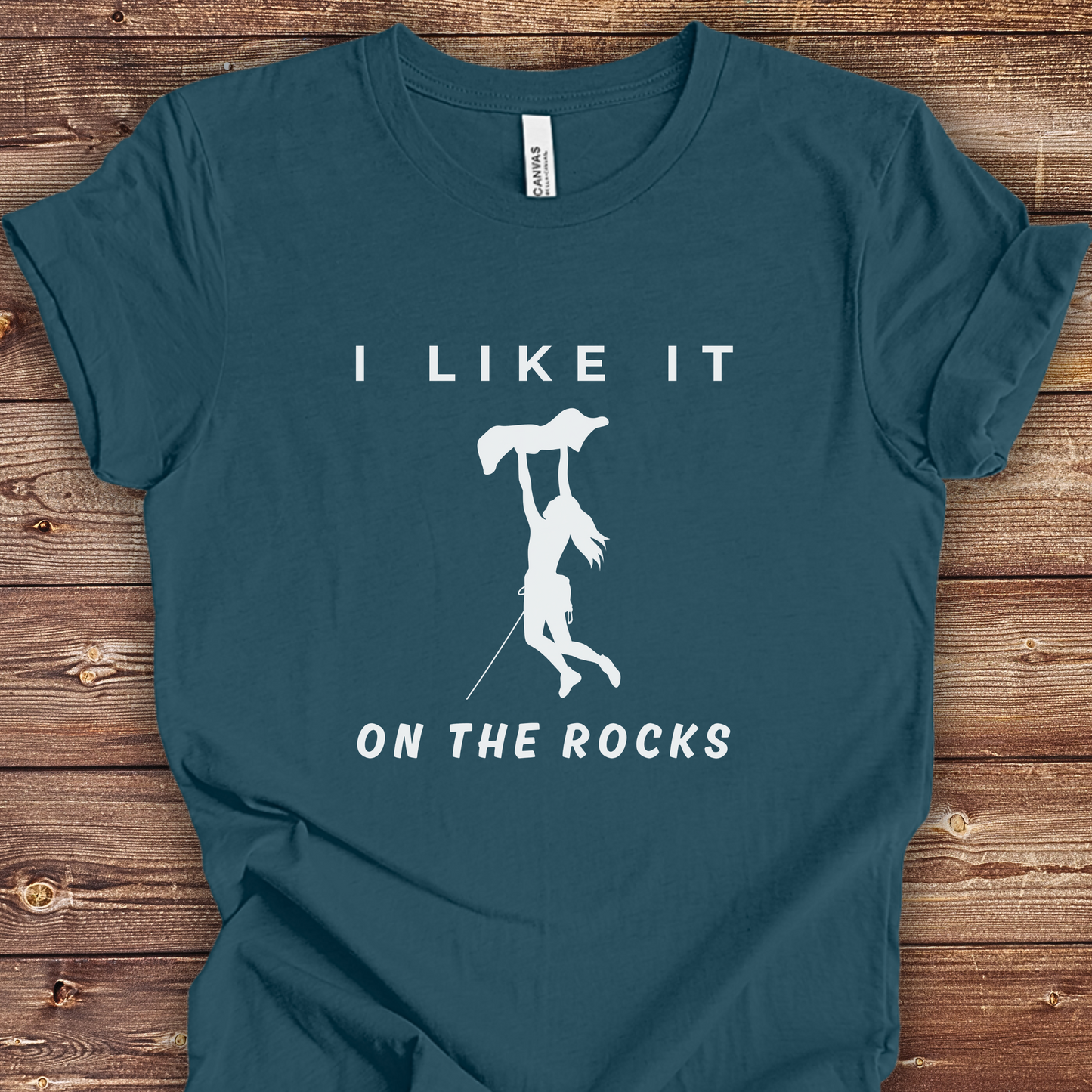 On the Rocks, Rock Climbing Unisex TShirt