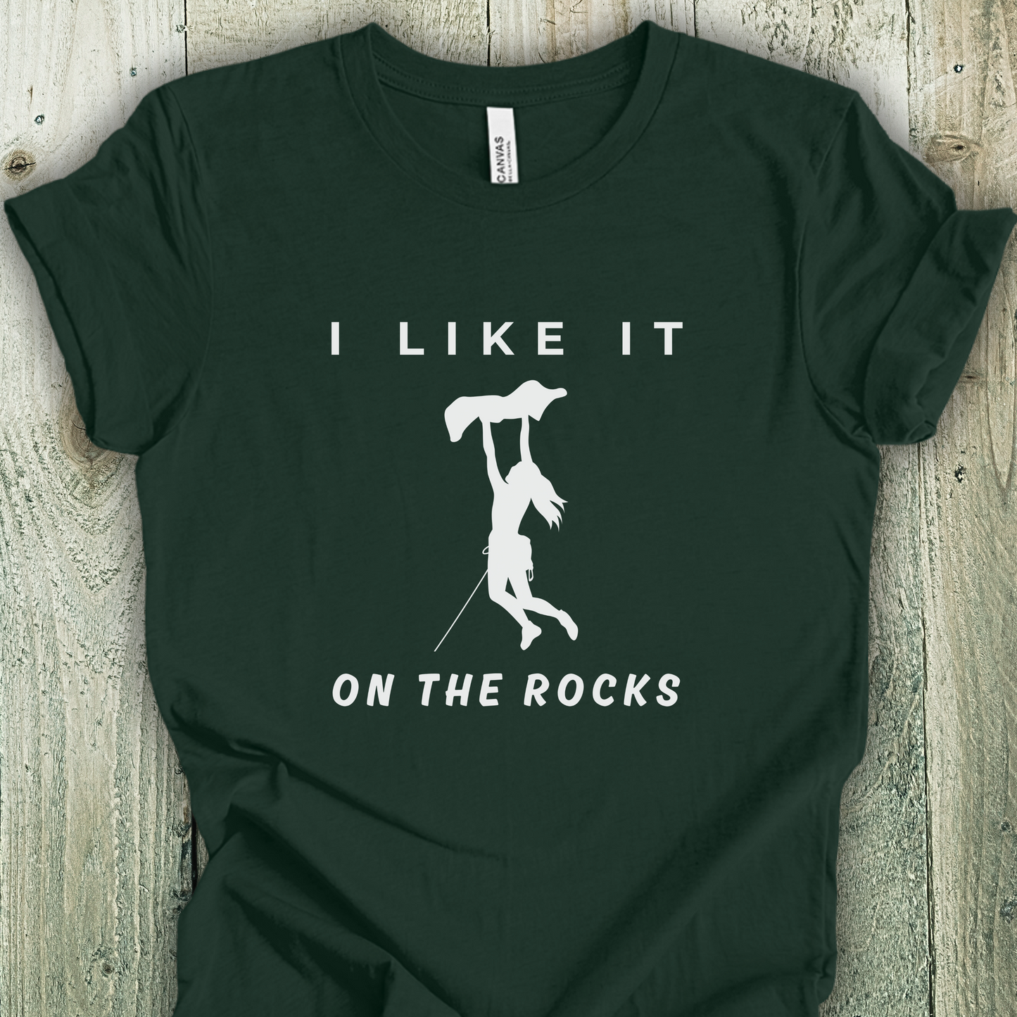 On the Rocks, Rock Climbing Unisex TShirt