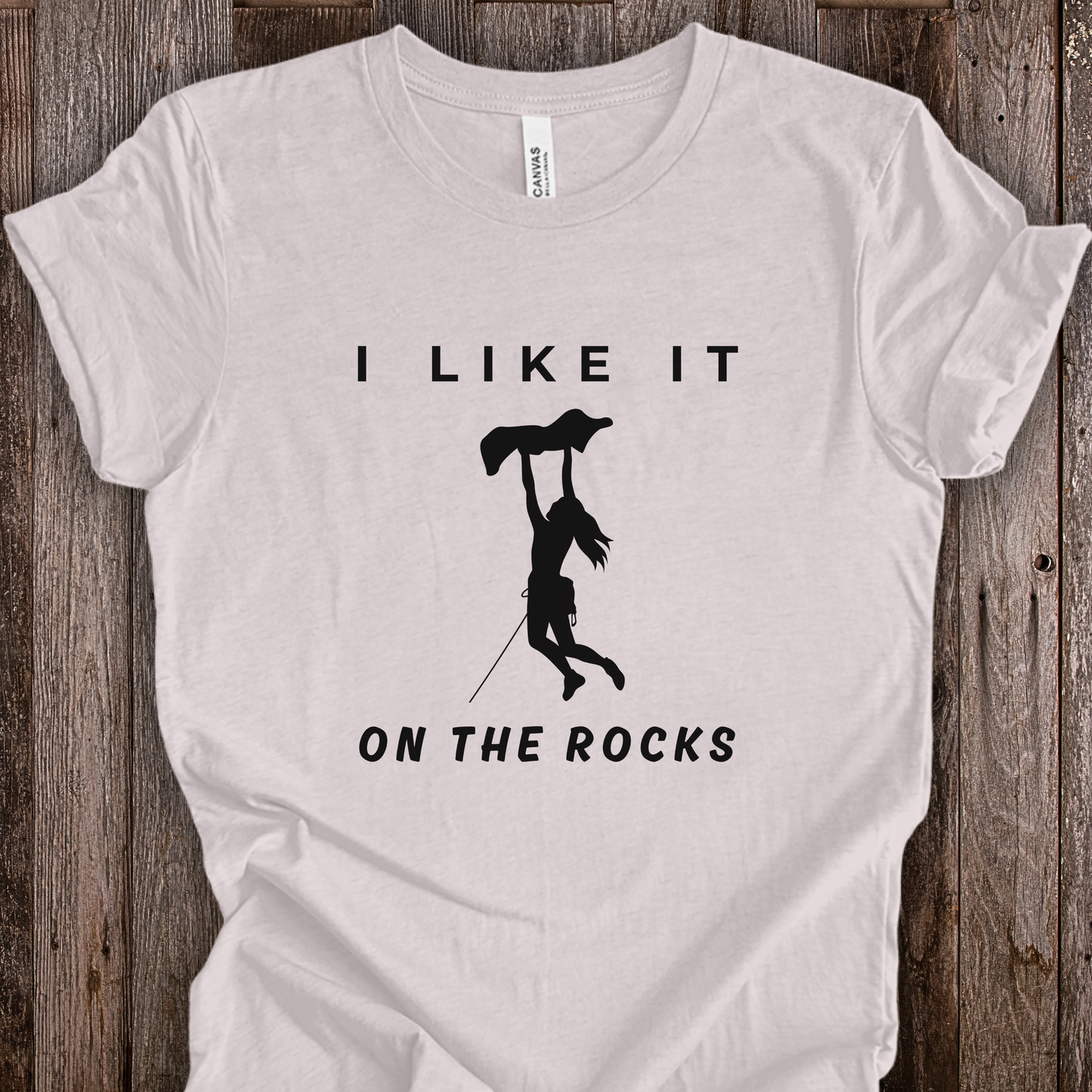 On the Rocks, Rock Climbing Unisex TShirt