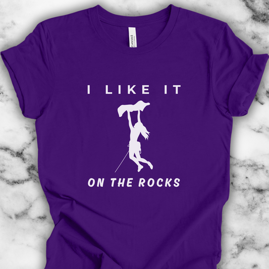 On the Rocks, Rock Climbing Unisex TShirt