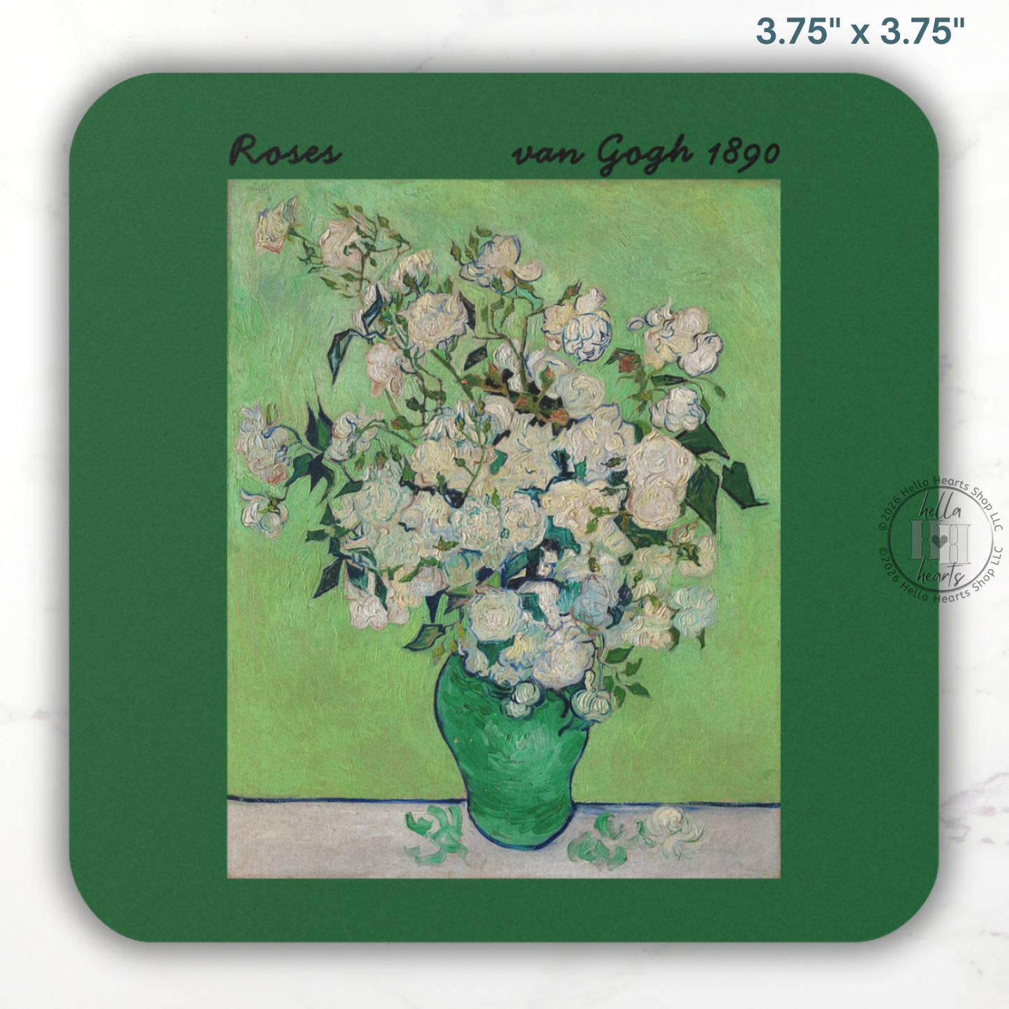 van Gogh Flower Series Coasters, Single or Set